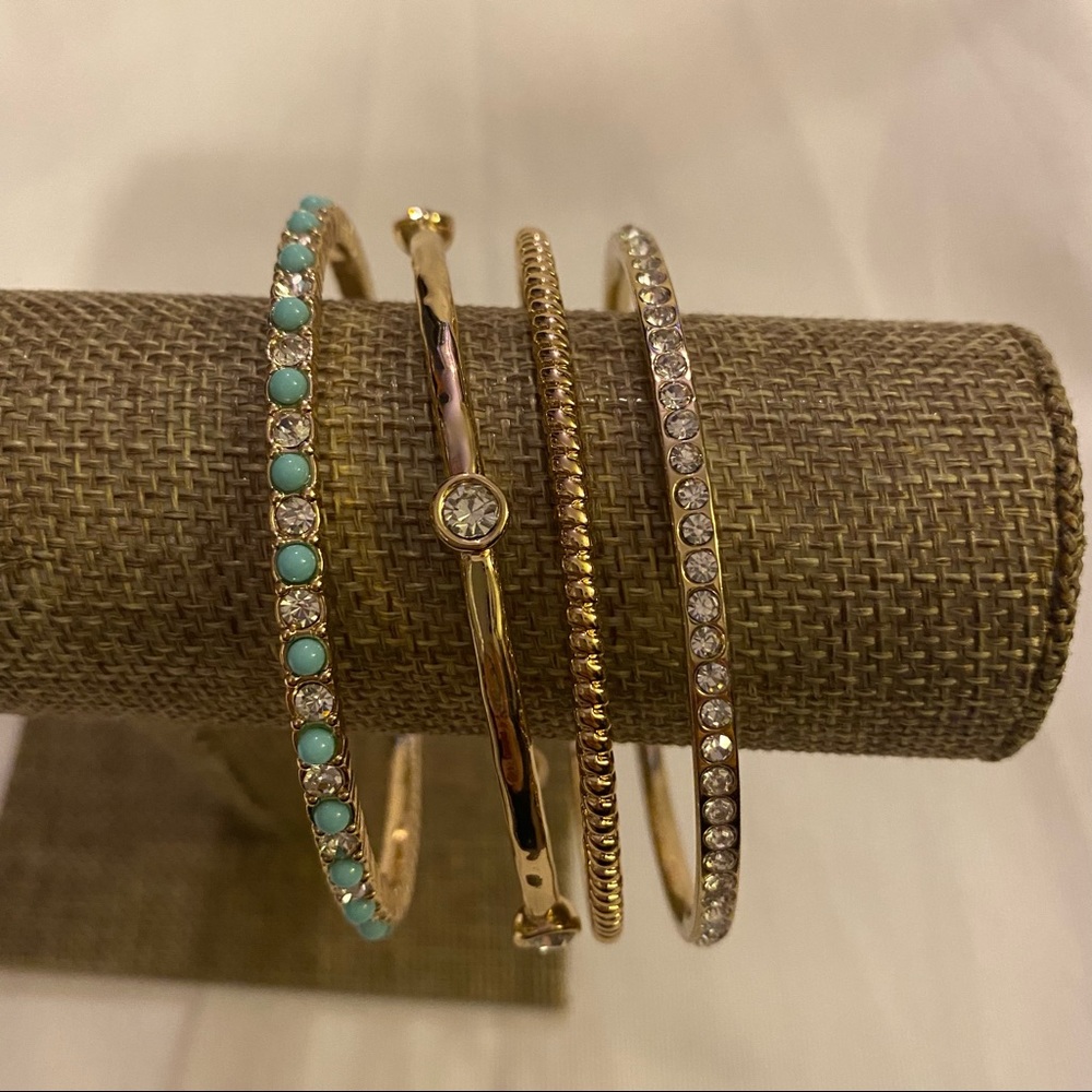 Premier Designs Bands of Gold bangle set